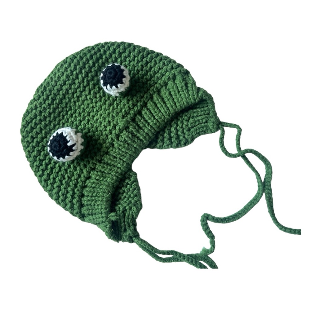 Knit Frog‎ Beanie
